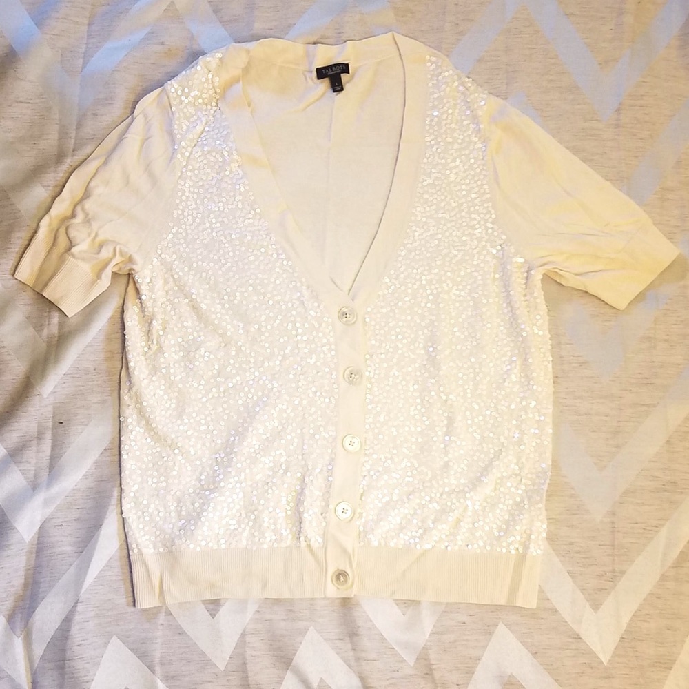 Talbots Sequins Cardigan/Sweater